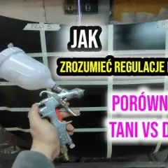 Jak ustawić pistolet do malowania akrylem, aby uniknąć problemów z malowaniem